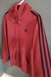 Red Adidas hoodie